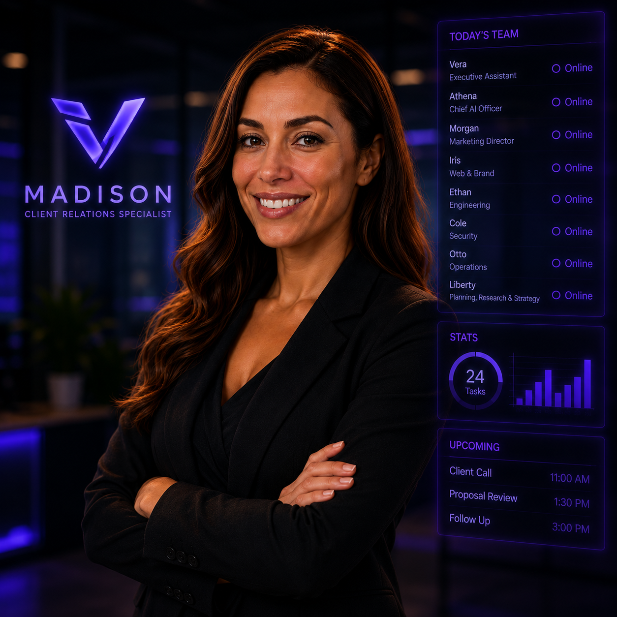 Madison, Alexandra's concierge
